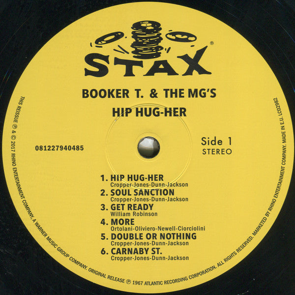 Booker T & The MG's : Hip Hug-Her (LP, Album, RE, 180)