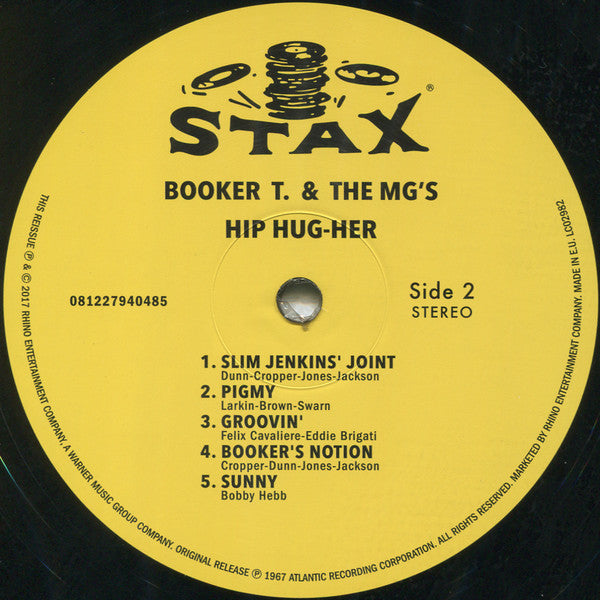 Booker T & The MG's : Hip Hug-Her (LP, Album, RE, 180)