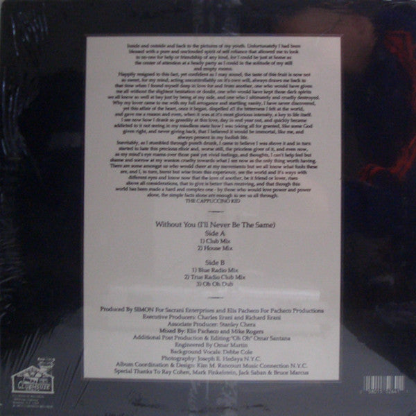 Simon Erani : Without You (I'll Never Be The Same) (12")