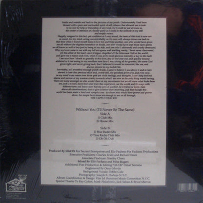 Simon Erani : Without You (I'll Never Be The Same) (12")
