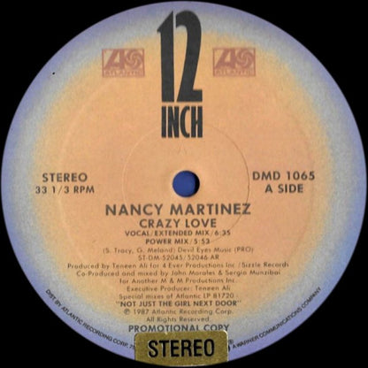 Nancy Martinez : Crazy Love (12", Promo)
