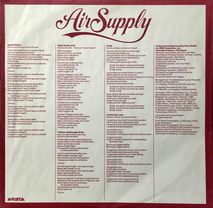 Air Supply : The One That You Love (LP, Album,  El)
