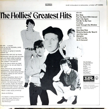 The Hollies : The Hollies' Greatest Hits (LP, Comp)