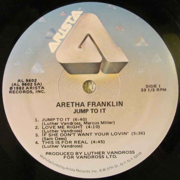 Aretha Franklin : Jump To It (LP, Album, Mon)