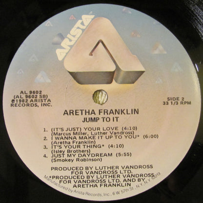 Aretha Franklin : Jump To It (LP, Album, Mon)