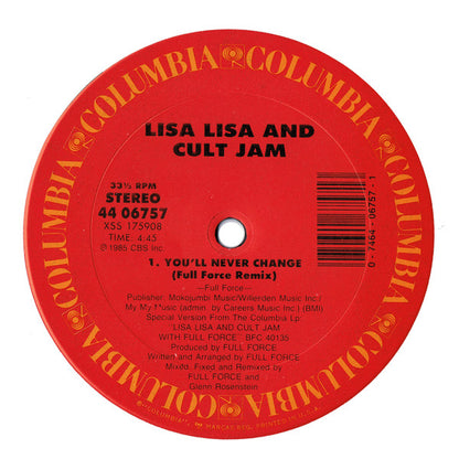 Lisa Lisa & Cult Jam : Head To Toe (12")