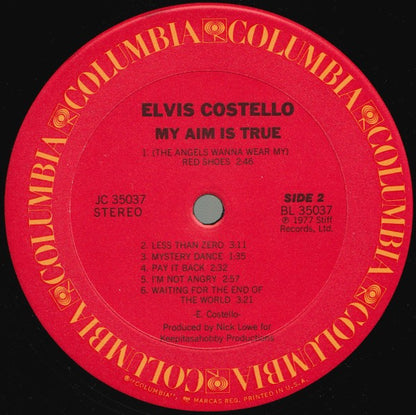 Elvis Costello : My Aim Is True (LP, Album, RP, Pit)