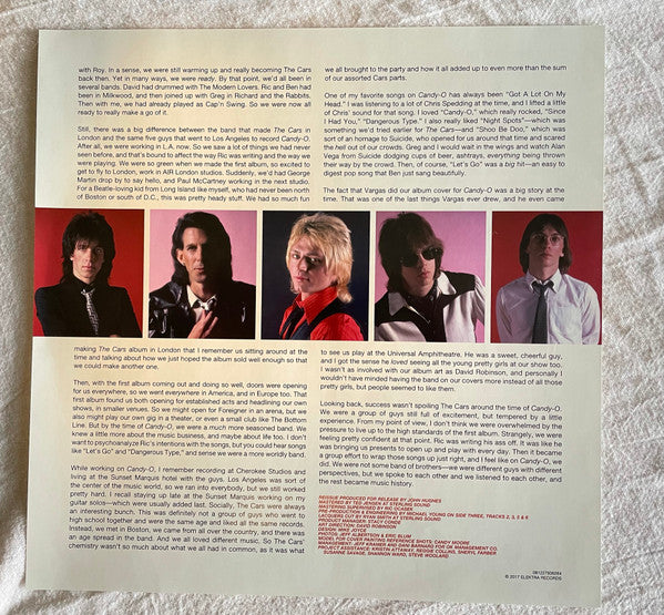 The Cars : Candy-O (LP, Album, RE + LP, S/Sided, Etch + RM, 180)