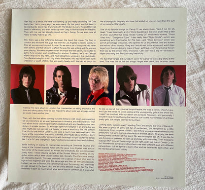 The Cars : Candy-O (LP, Album, RE + LP, S/Sided, Etch + RM, 180)