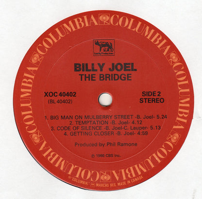Billy Joel : The Bridge (LP, Album, RE)