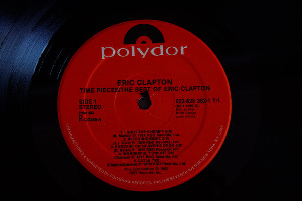 Eric Clapton : Time Pieces - The Best Of Eric Clapton (LP, Comp, RE)
