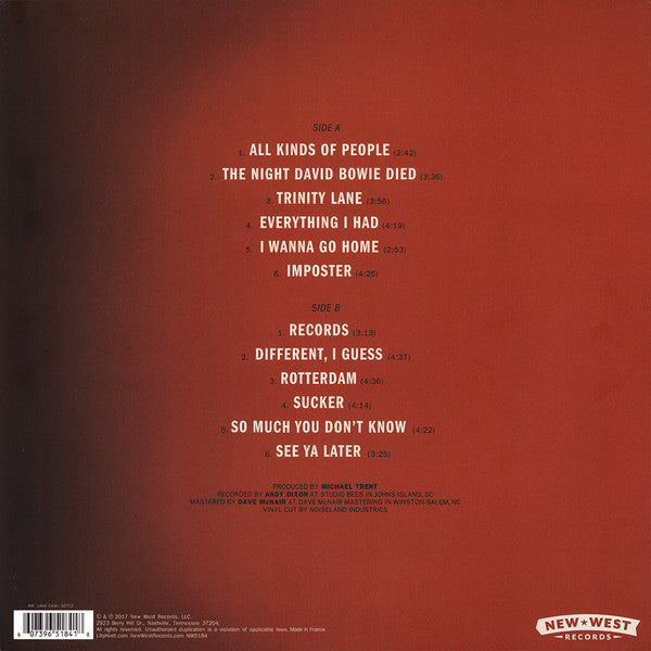 Lilly Hiatt : Trinity Lane (LP, Album)