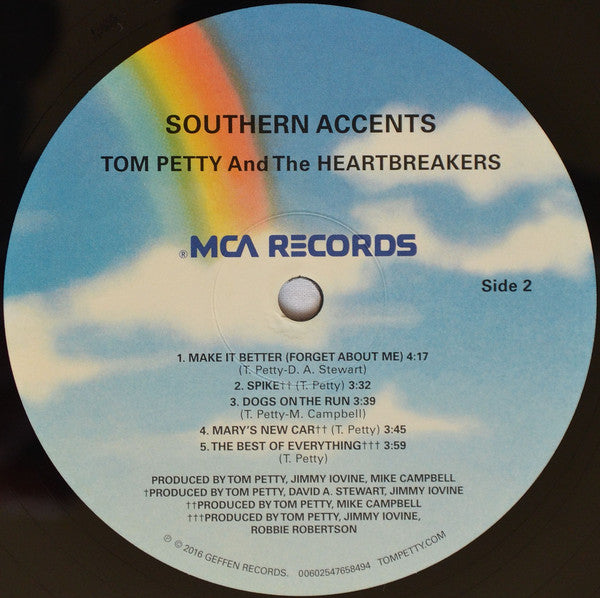 Tom Petty And The Heartbreakers : Southern Accents (LP, Album, RE, RM, 180)