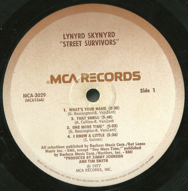 Lynyrd Skynyrd : Street Survivors (LP, Album)