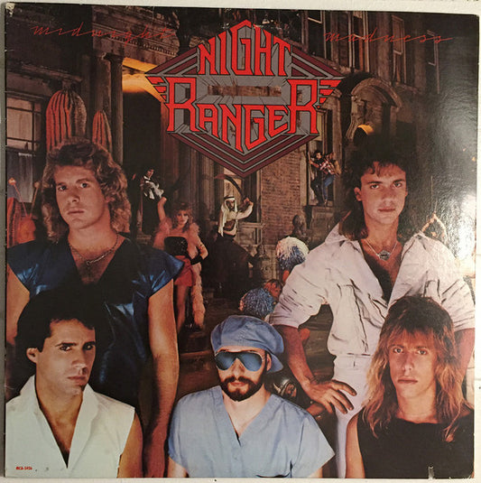 Night Ranger : Midnight Madness (LP, Album, Pin)