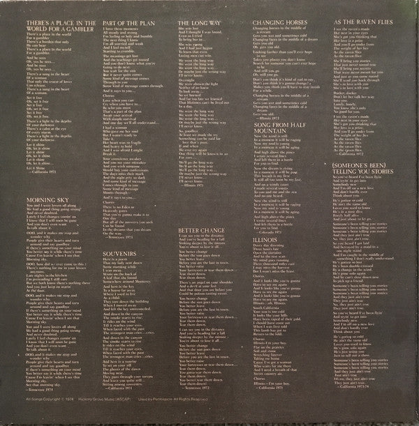 Dan Fogelberg : Souvenirs (LP, Album, RE, Gat)