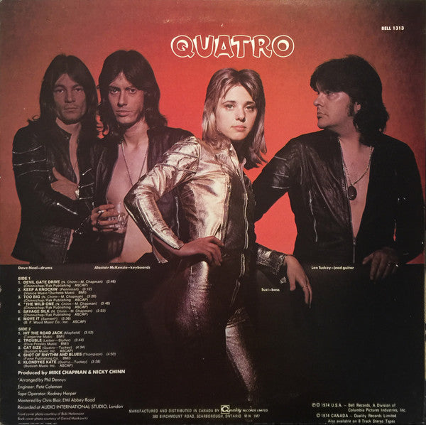 Suzi Quatro : Quatro (LP, Album)