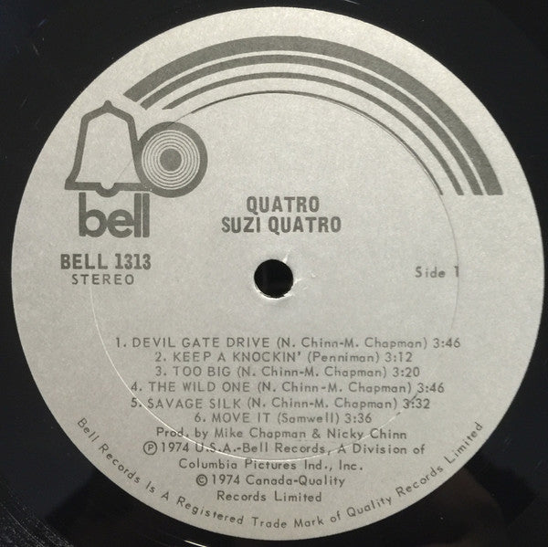 Suzi Quatro : Quatro (LP, Album)
