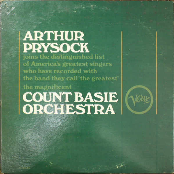 Arthur Prysock, Count Basie : Arthur Prysock / Count Basie (LP, Album, Mono, Gat)
