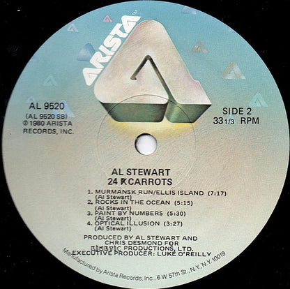 Al Stewart And Shot In The Dark (3) : 24 Carrots (LP, Album, Mon)