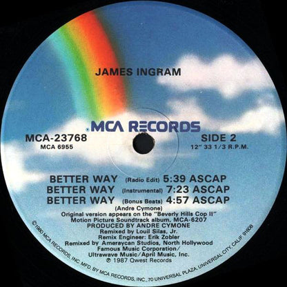 James Ingram : Better Way (12" Version) (12")