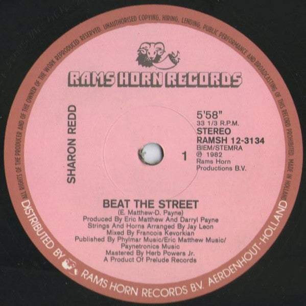 Sharon Redd : Beat The Street (12")