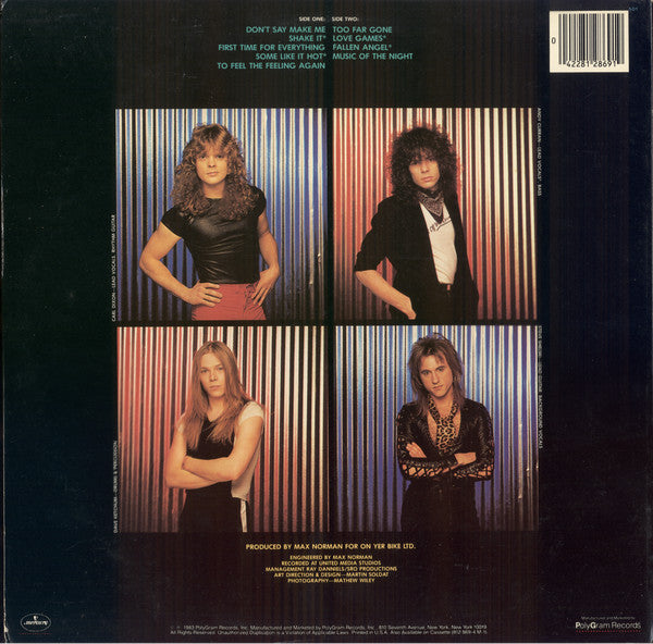 Coney Hatch : Outa Hand (LP, Album, Pit)