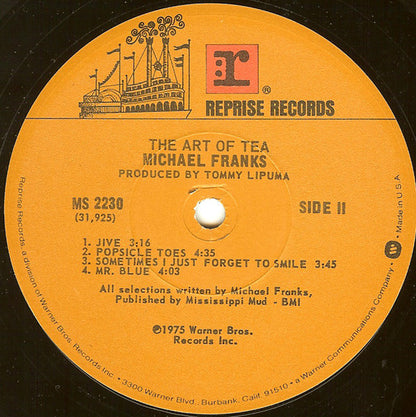 Michael Franks : The Art Of Tea (LP, Album, RP, Los)