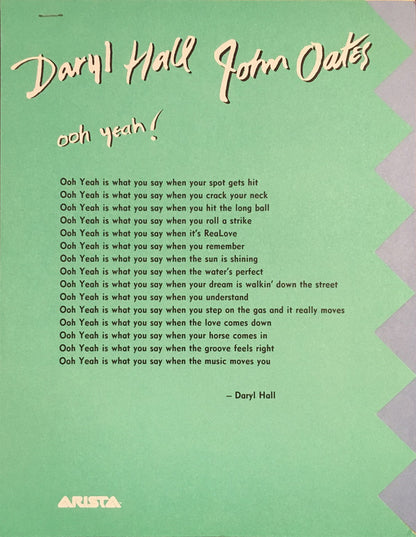 Daryl Hall & John Oates : Ooh Yeah! (LP, Album, Spe)