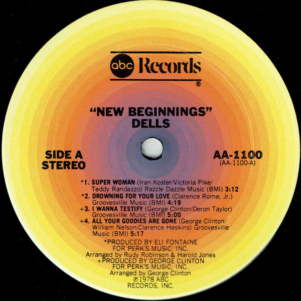 The Dells : New Beginnings (LP, Album)