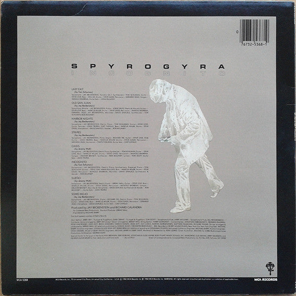 Spyro Gyra : Incognito (LP, Album)