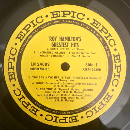 Roy Hamilton (5) : Roy Hamilton's Greatest Hits (LP, Comp, Mono)
