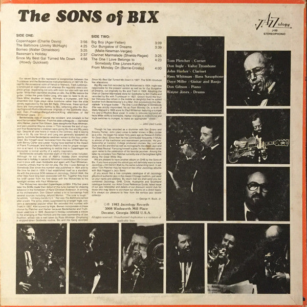 The Sons Of Bix : Copenhagen (LP)