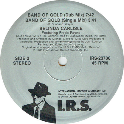 Belinda Carlisle Featuring Freda Payne : Band Of Gold (12", Amb)