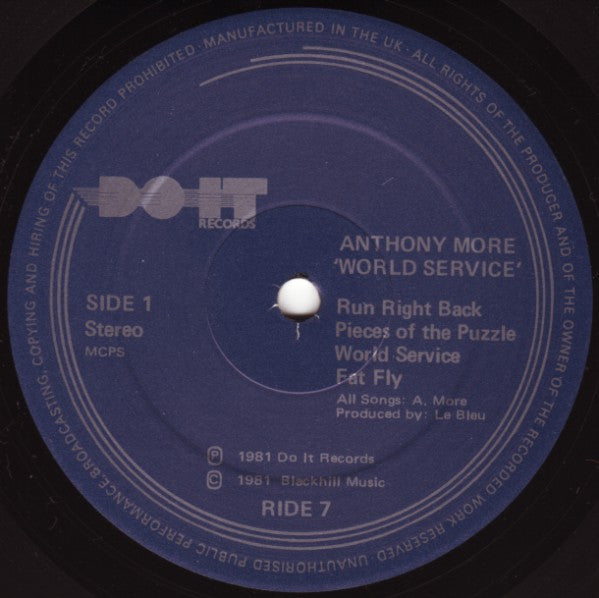 Anthony Moore : World Service (LP, Album)