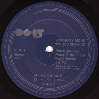 Anthony Moore : World Service (LP, Album)