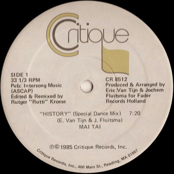 Mai Tai : History (12")