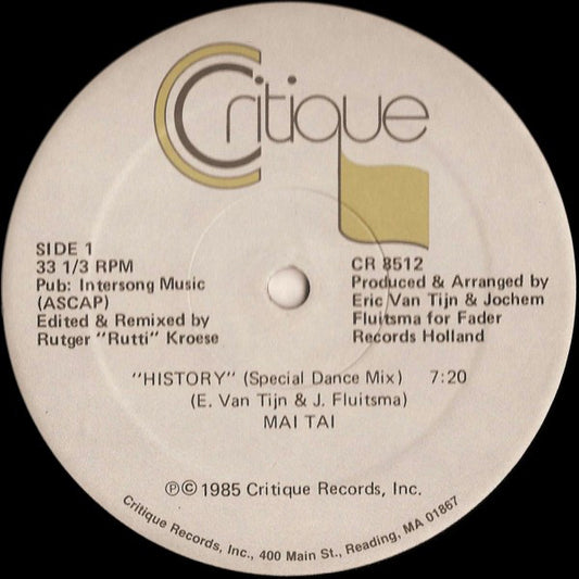 Mai Tai : History (12")