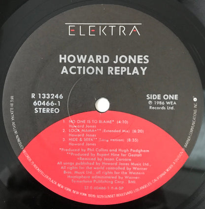 Howard Jones : Action Replay (12", EP, Club, RCA)