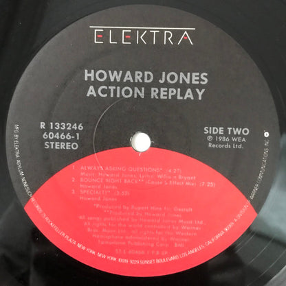 Howard Jones : Action Replay (12", EP, Club, RCA)