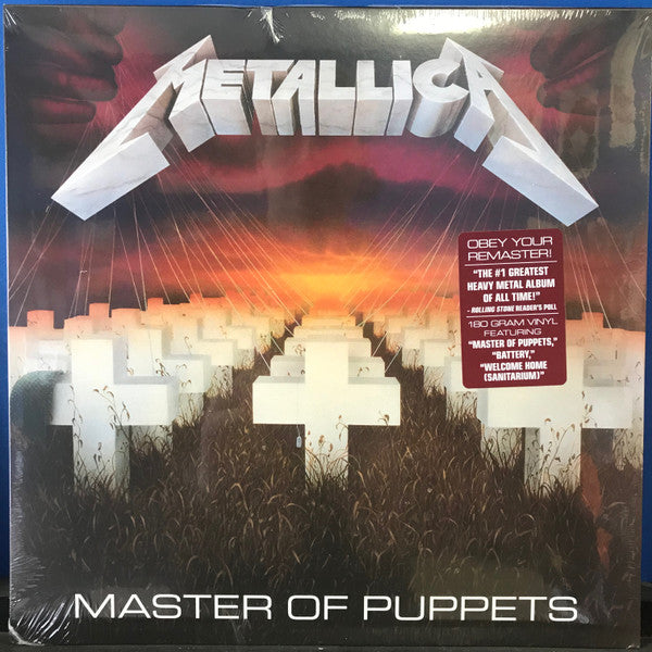 Metallica : Master Of Puppets (LP, Album, RE, RM, 180)