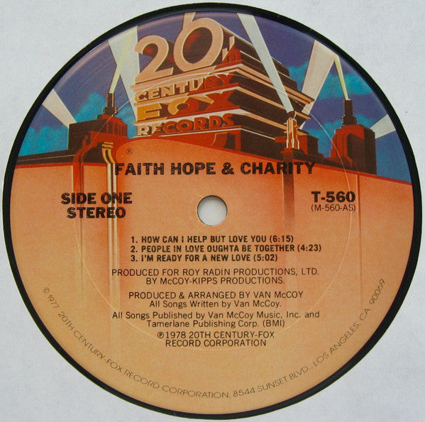 Faith, Hope & Charity : Faith Hope & Charity (LP, Album)