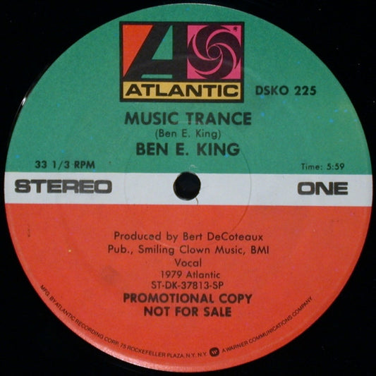 Ben E. King : Music Trance (12", Promo)