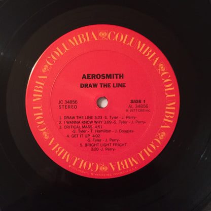 Aerosmith : Draw The Line (LP, Album)