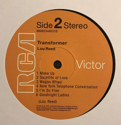 Lou Reed : Transformer (LP, Album, RE, RM)