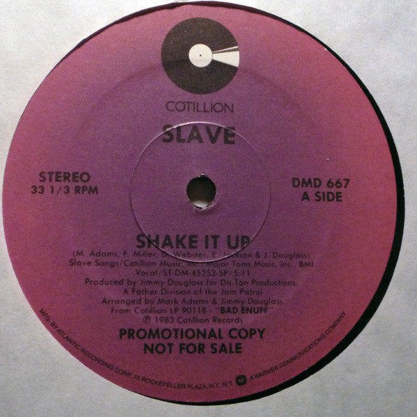 Slave : Shake It Up (12", Promo)