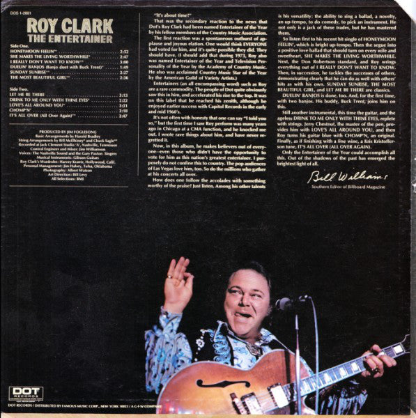 Roy Clark : The Entertainer (LP, Album, Mon)