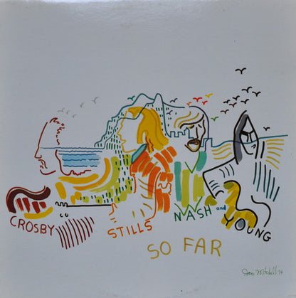 Crosby, Stills, Nash & Young : So Far (LP, Comp, RE)