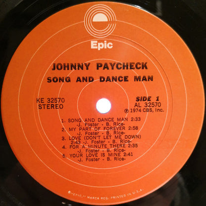 Johnny Paycheck : Song & Dance Man (LP, Album, Ter)