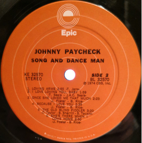 Johnny Paycheck : Song & Dance Man (LP, Album, Ter)